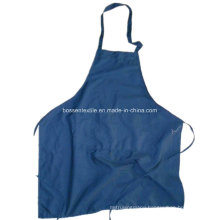 Manufacturer of Custom Cotton Soild Blue Dyed Kitchen Bib Apron